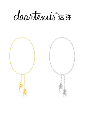 达弥穗系列双麦穗造型长项链