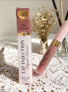 美版现货 Too~Faced哑光唇釉绝美size queen裸色唇彩秋冬唇釉正品