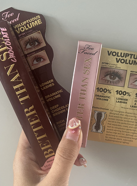 Too～Faced性意盎然better than sex长效卷翘纤长小睫毛膏\眼线笔