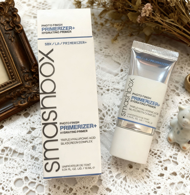 超水润～美版SMASHBOX妆前乳蓝色水润妆前乳保湿新款小样10ml正品