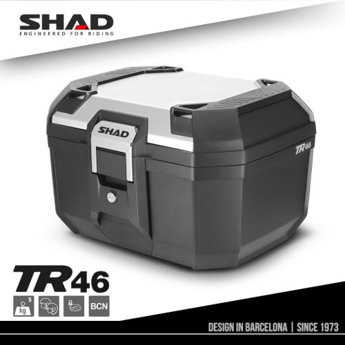 SHAD夏德摩托车尾箱适用宝马 本田ADV 光阳豪爵雅马哈后备箱TR46