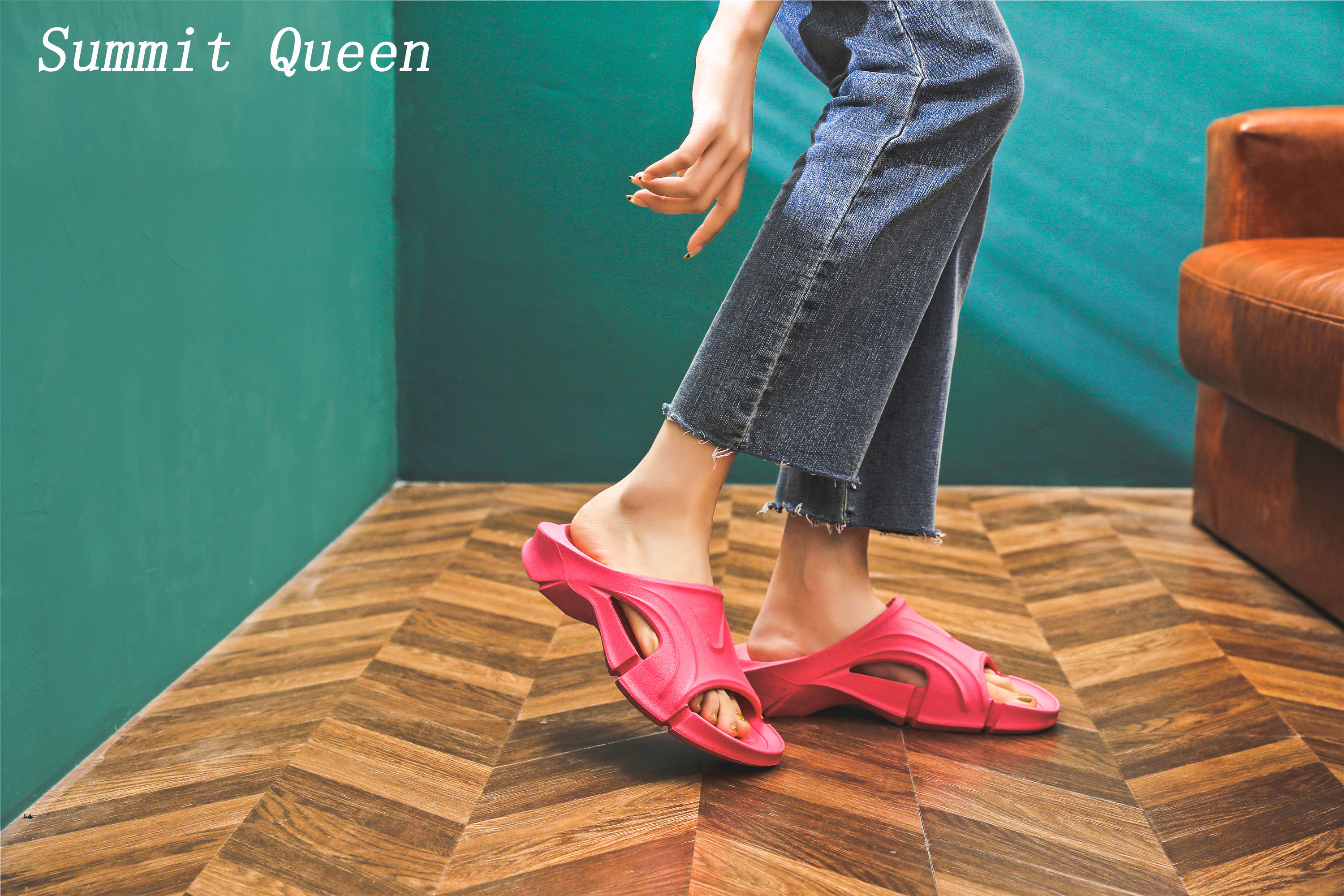 踩屎感平底户外拖鞋SummitQueen
