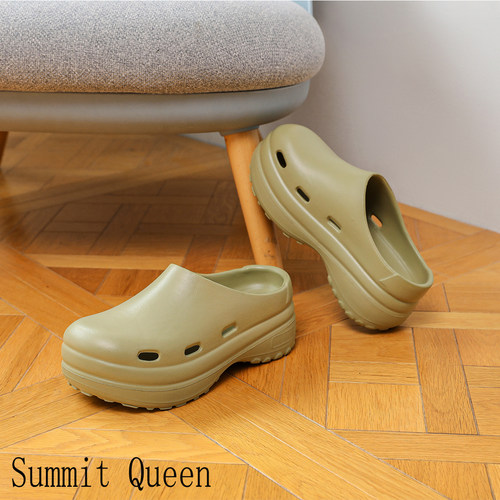 SummitQueen休闲平底包头洞洞鞋