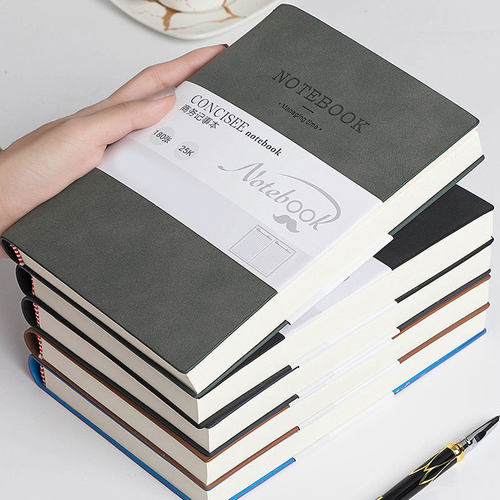 拓拧b5加厚皮面本子带笔插