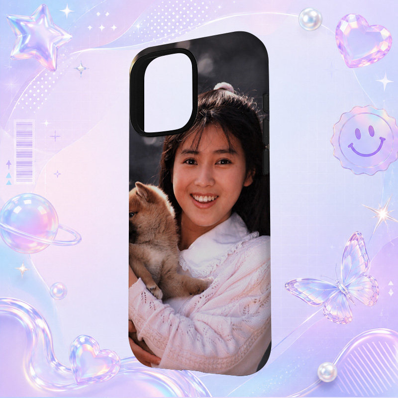 昭和日本偶像西村知美Tomomi Nishimura怀抱猫咪温馨写真适用于苹果三星华为小米手机壳防摔保护套镜头全包