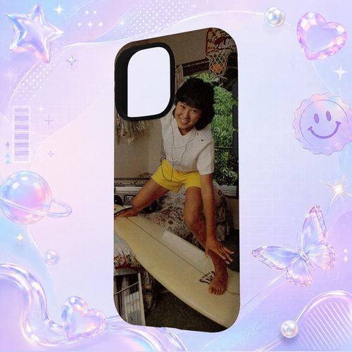 昭和日本偶像歌手石川秀美Hidemi Ishikawa冲浪板休闲写真适用于苹果三星华为小米手机壳防摔保护套镜头全包