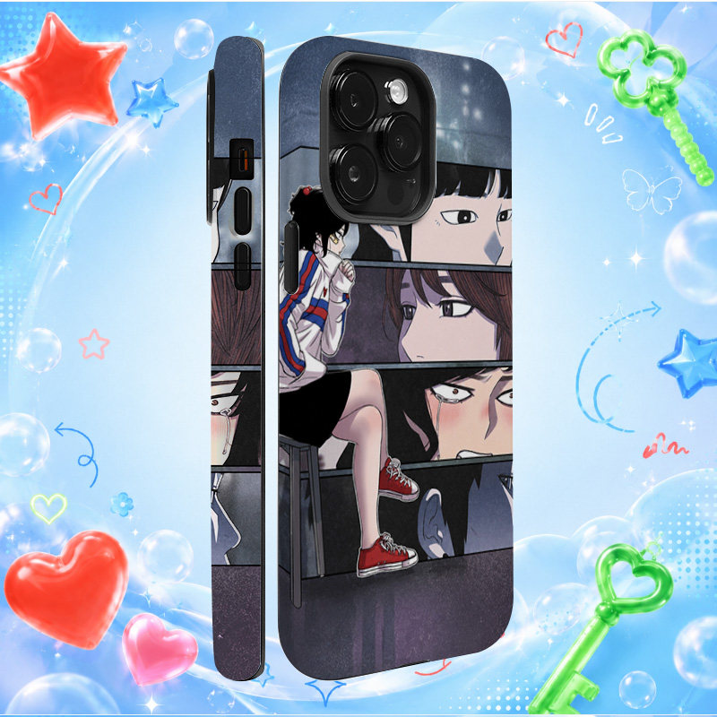 90年代复古韩流明星成宥利Sung Yuri卡通小众手机壳iPhone防摔时尚硅胶软壳苹果创意潮牌情侣透明超防摔壳