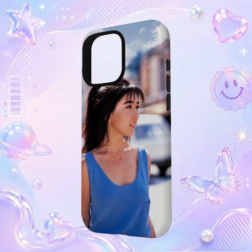 昭和日本偶像高井麻巳子Mamiko Takai蓝色背心侧颜写真适用于苹果三星华为小米手机壳防摔保护套镜头全包