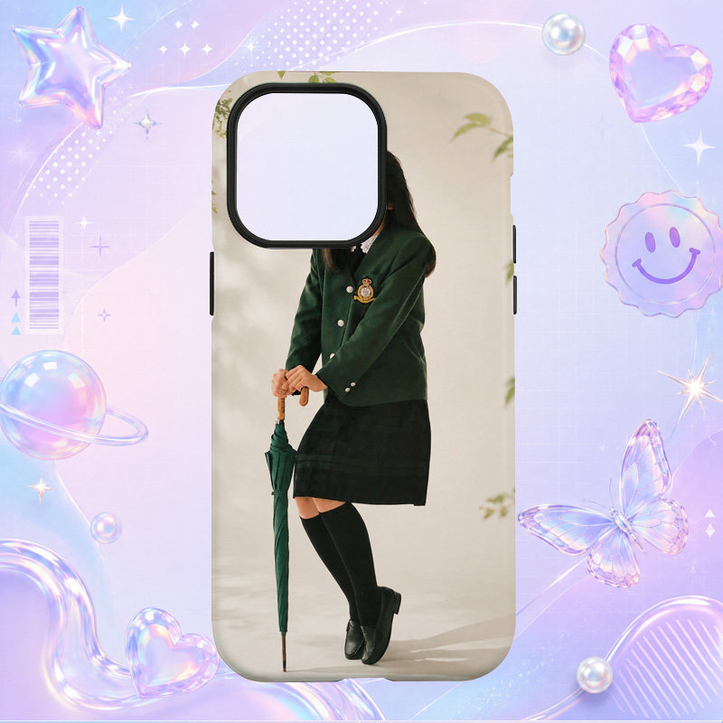 昭和日本偶像渡边满里奈Marina Watanabe墨绿服饰站姿写真适用于苹果三星华为小米手机壳防摔保护套镜头全包