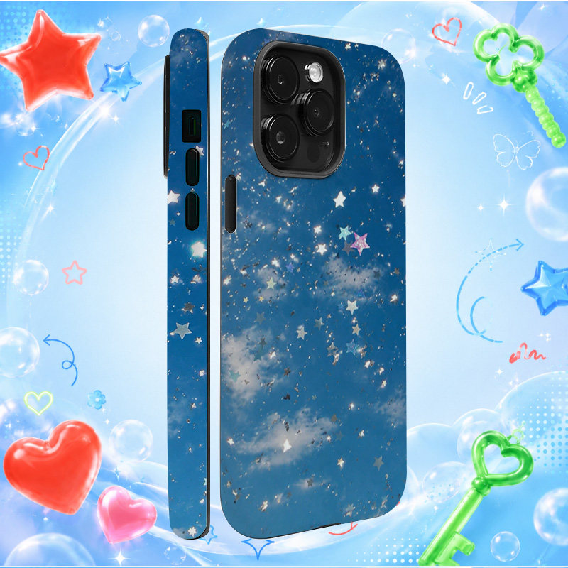 韩流女团f(x)郑秀晶Krystal高级感星空蓝色苹果手机壳防摔时尚硅胶软壳小众创意潮牌情侣iPhone壳简约