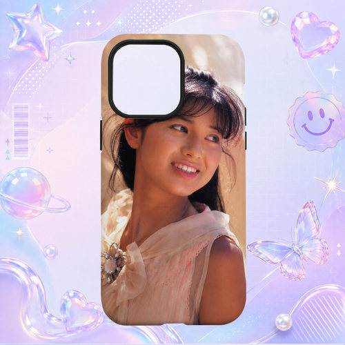 日本偶像石川秀美Hidemi Ishikawa浅粉连衣裙肖像写真适用于苹果三星华为小米手机壳防摔保护套镜头全包