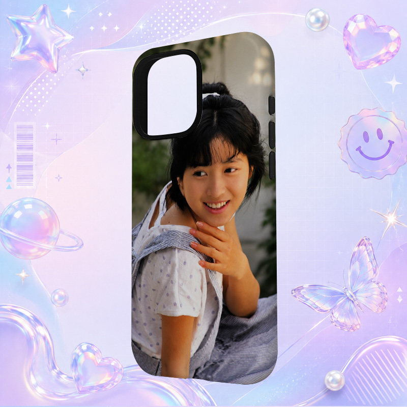 昭和日本偶像西村知美Tomomi Nishimura灰色上衣坐姿写真适用于苹果三星华为小米手机壳防摔保护套镜头全包