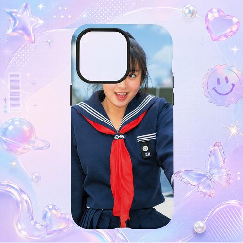 昭和日本偶像斋藤由贵Yuki Saito深蓝水手服写真适用于苹果三星华为小米手机壳防摔保护套镜头全包