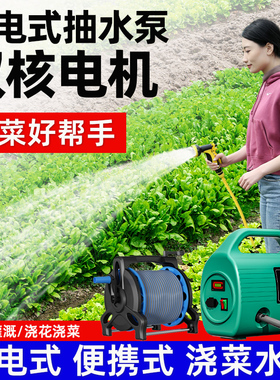 浇菜神器浇水机充电式抽水泵户外自动家用灌溉抽水机农用菜地浇地