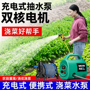 浇菜神器浇水机充电式抽水泵户外自动家用灌溉抽水机农用菜地浇地