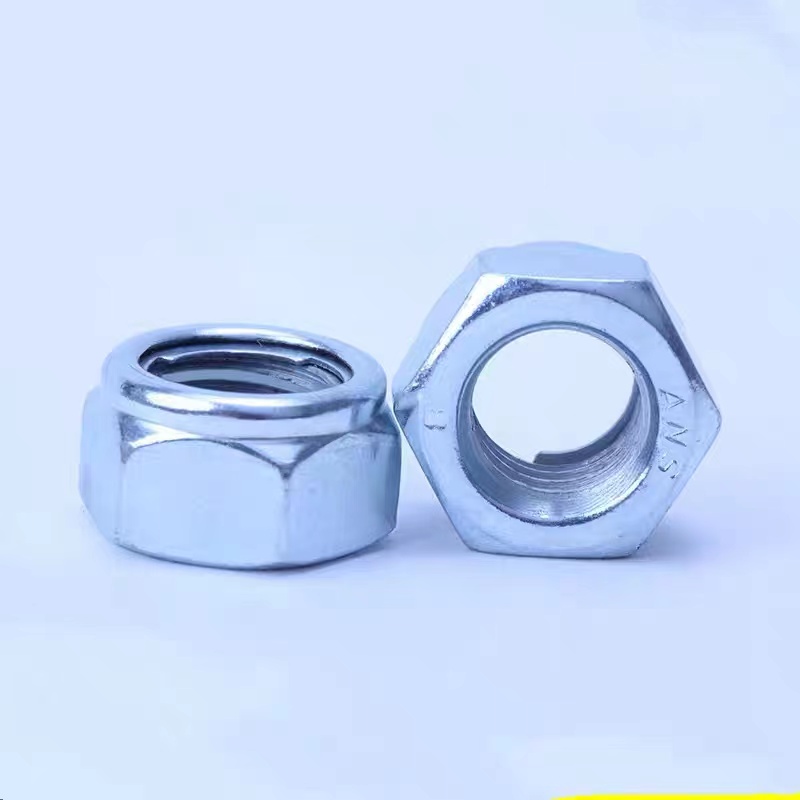 8级镀锌全金属锁紧304螺母