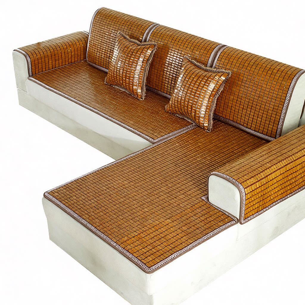 夏季沙发垫麻将坐垫套沙发凉席防滑夏天款通用竹席凉垫子沙发座垫