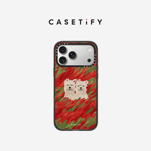 CASETiFY Young Lee系列 红团西高地 适用于苹果iPhone17ProMax/17Pro/16ProMax/16Pro手机壳