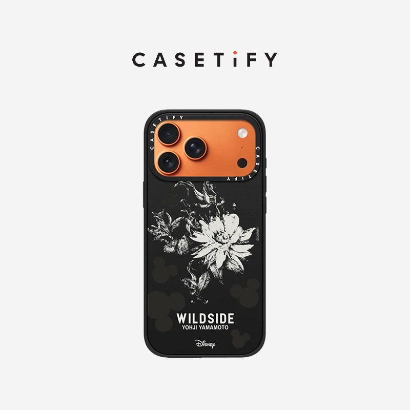 WILDSIDE x CASETiFY：迪士尼特别版 米奇与白蔷薇  适用于苹果iPhone17ProMax/17Pro磨砂手机壳 - 实物图