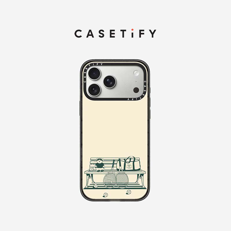 CASETiFY Sip & Serve 网球俱乐部系列 运动小熊 适用于苹果iPhone17ProMax/17Pro/16ProMax/16Pro手机壳