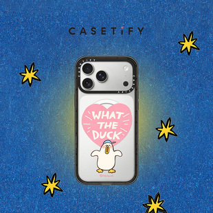 CASETiFY SSEBONG躺平鸭系列 无语鸭 适用于苹果iPhone17ProMax/17Pro/16ProMax/16Pro手机壳