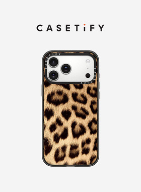 CASETiFY 经典豹纹 适用于苹果iPhone17ProMax/17Pro/Air/16ProMax/16Pror/15ProMax/15Pro黑色手机壳