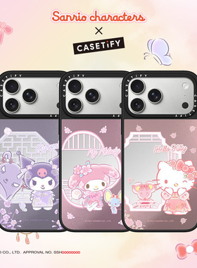 三丽鸥家族 x CASETiFY 联名 Hello Kitty/美乐蒂/酷洛米 适用于iPhone17ProMax/17Pro/16ProMax/16Pro手机壳
