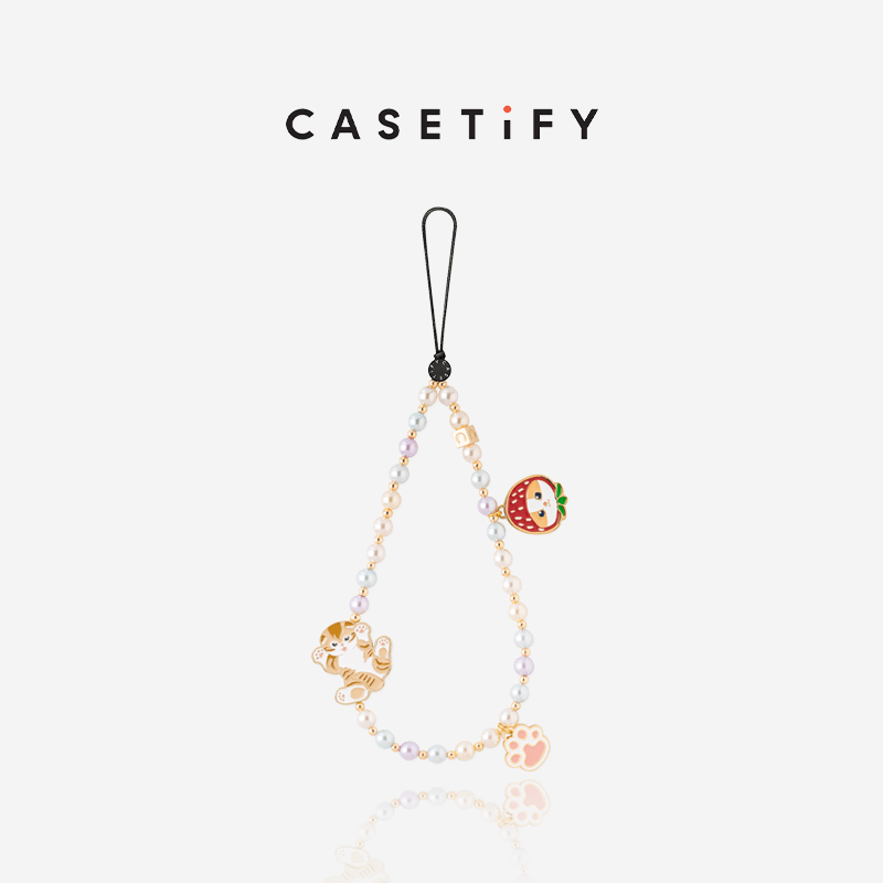 CASETiFY 猫咪 Mofusand 手机链 适用于iPhone全系列 手机配件挂绳手机链