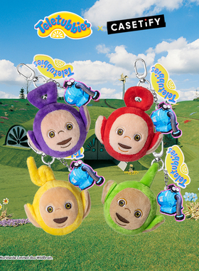 Teletubbies x CASETiFY 天线宝宝联名系列 限量版手机挂链钥匙扣 适用于iPhone全系列 手机配件挂绳挂饰挂件