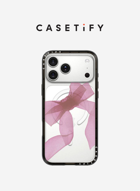 CASETiFY 粉色丝带 适用于苹果iPhone17ProMax/17Pro/Air/16ProMax/16Pro/15ProMax/15Pro手机壳