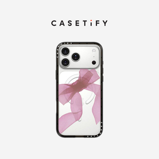 CASETiFY 粉色丝带 适用于苹果iPhone17ProMax/17Pro/Air/16ProMax/16Pro/15ProMax/15Pro手机壳