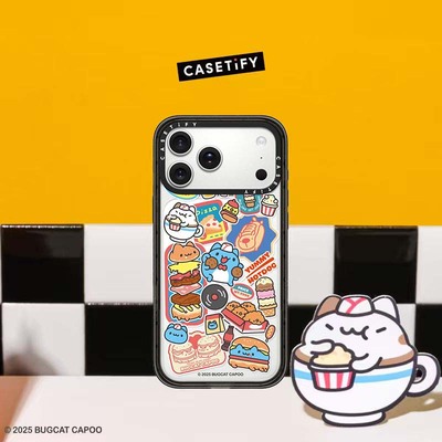 CASETiFY Bugcat Capoo猫猫虫咖波系列 美式餐厅咖波 适用于苹果iPhone17ProMax/17Pro/Air/16Pro手机壳