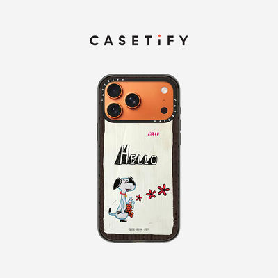 CASETiFY Barminski系列 捧花小狗 适用于苹果iPhone17ProMax/17Pro/16ProMax/16Pro手机壳
