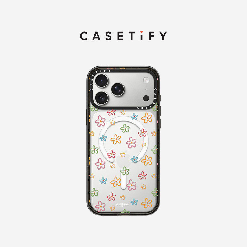 CASETiFY Letters by Shells系列 复古小雏菊 适用于苹果iPhone17ProMax/17Pro/16ProMax/16Pro手机壳