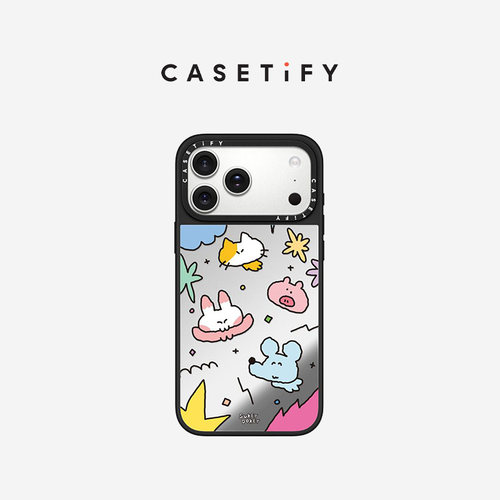 CASETiFY Sukeydokey系列 迷你朋友们 适用于苹果iPhone17ProMax/17Pro/Air/16ProMax/16Pro镜面手机壳