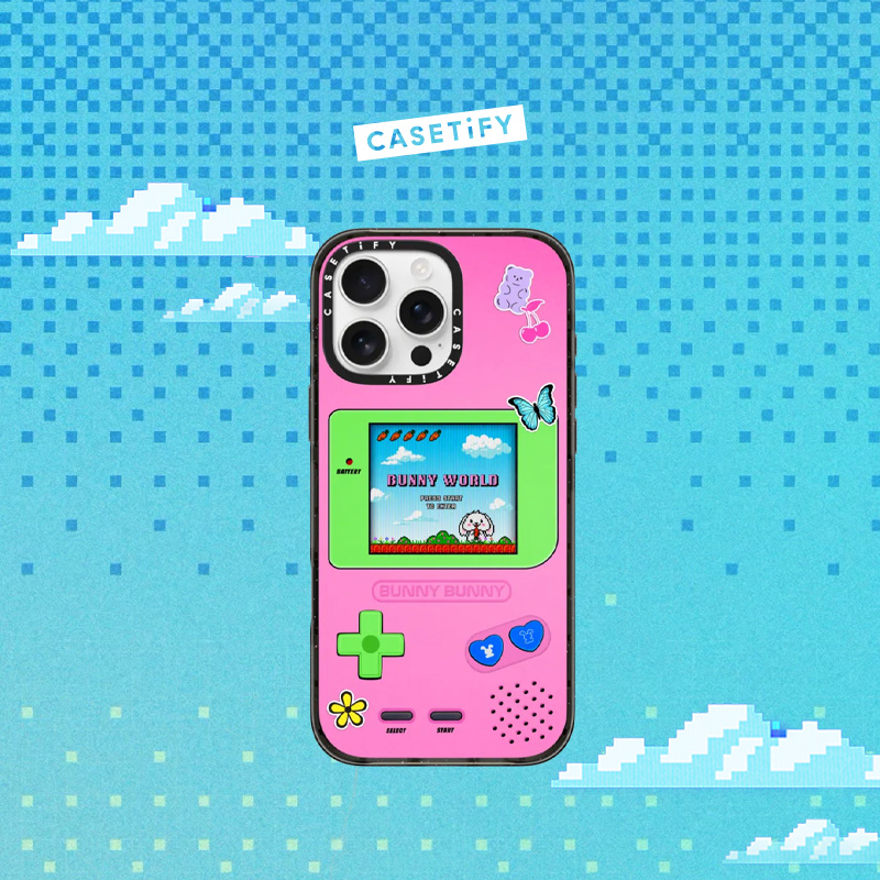 CASETiFY 像素小兔系列 兔兔游戏 适用于iPhone16ProMax/16Pro/15ProMax/15Pro手机壳