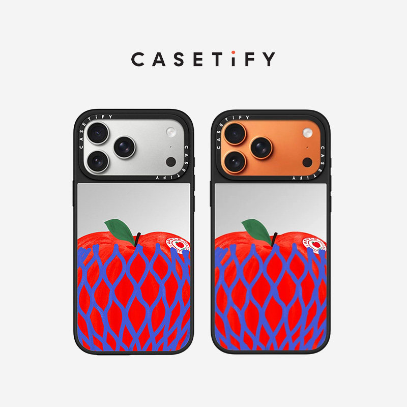 CASETiFY 假日系列 网纹苹果 适用于苹果iPhone17ProMax/17Pro/16ProMax/16Pro镜面手机壳