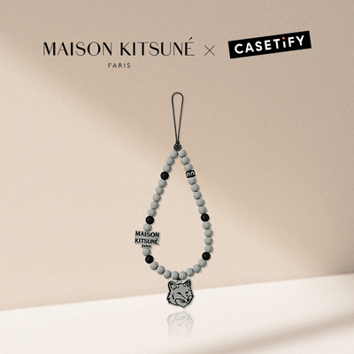 Maison Kitsuné x CASETiFY 小狐狸手机链 适用于iPhone全系列 手机配件挂绳手机链