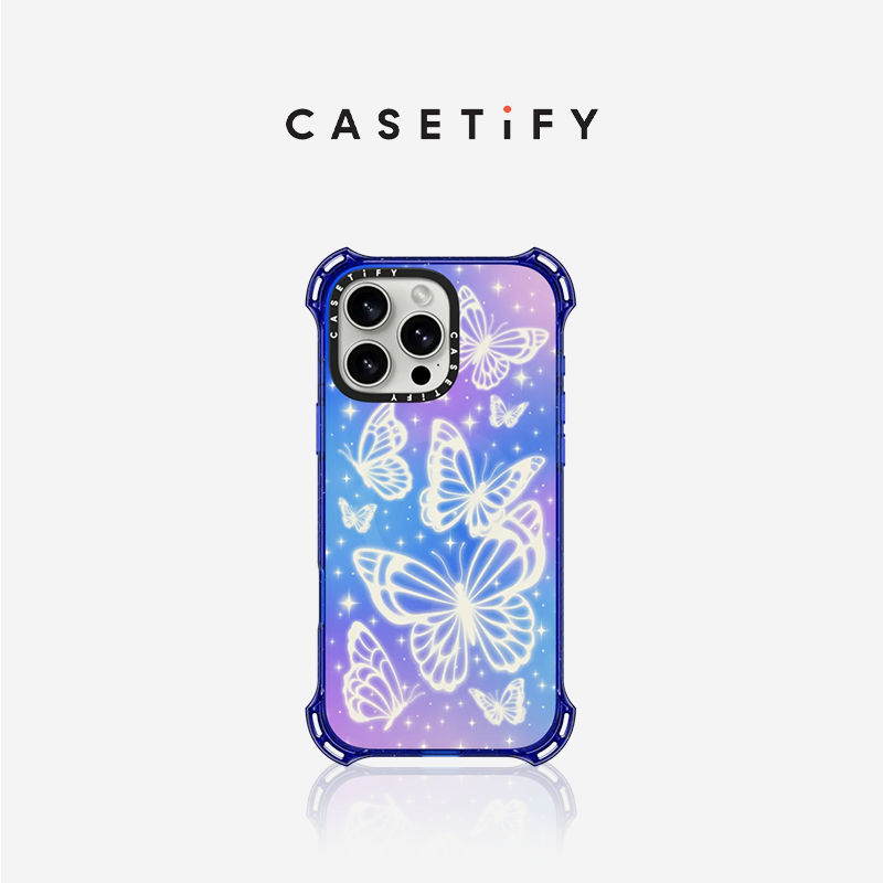 CASETiFY 极光蝴蝶 系列 适用于iPhone16ProMax/16Pro/15ProMax/14ProMax手机壳