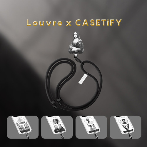 卢浮宫 x CASETiFY 联名 艺术/经典 适用于iPhone全系列 手机配件挂绳手机背带垫片