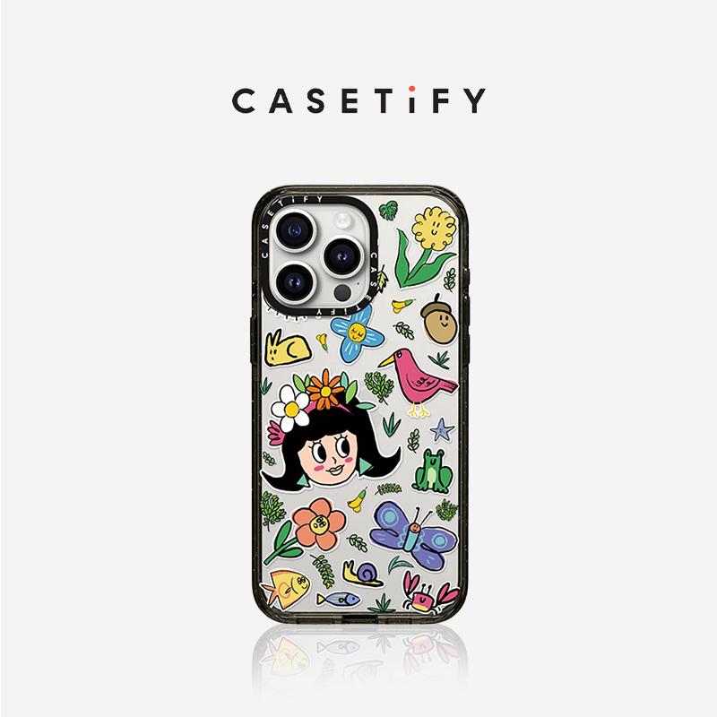 CASETiFY 周雨彤合作系列  一起春游 适用于iPhone15/14 Pro/Max手机壳