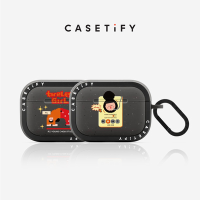CASETiFY 下腰女孩系列 玩乐世界/游戏女孩 适用于Airpods 4/Airpods Pro 1/2代 超强韧防摔耳机保护壳
