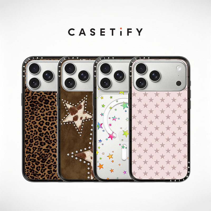 CASETiFY 纤巧手机壳 缤纷幸运星/粉色星星 适用于苹果iPhone18ProMax/18Pro/17ProMax/17Pro/16ProMax手机壳图片