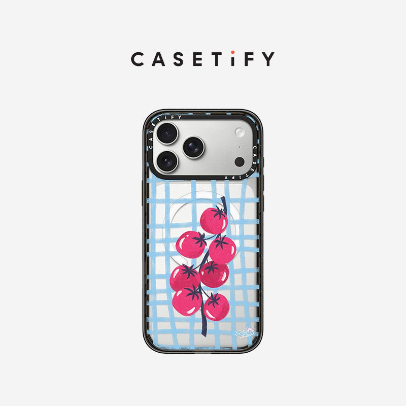 CASETiFY Pink Light Studio系列 西红柿 适用于苹果iPhone17ProMax/17Pro/16ProMax/16Pro手机壳