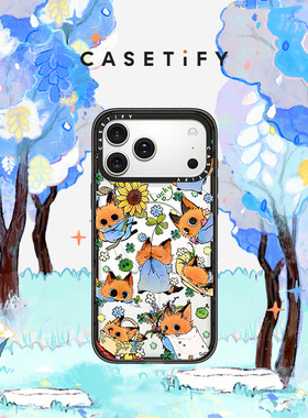 CASETiFY 一点小柿系列 治愈小柿 适用于苹果iPhone17ProMax/17Pro/ Air/16ProMax/16Pro/15ProMax透明手机壳