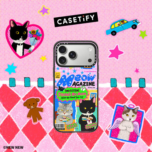 CASETiFY Lin系列 小猫冷战中 适用于苹果iPhone17ProMax/17Pro/16ProMax/16Pro手机壳