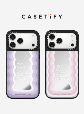 CASETiFY 标语 梦幻粉紫系列 适用于苹果iPhone17ProMax/17Pro/Air/16ProMax/16Pro/15Pro手机壳