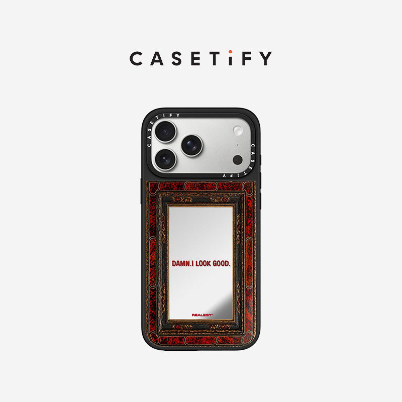 CASETiFY Realest Intentions系列 我怎么这么好看 适用于苹果iPhone17ProMax/17Pro镜面手机壳