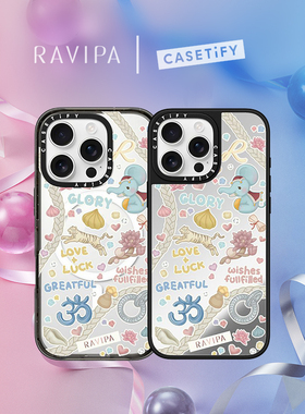 Ravipa | CASETiFY 联名 多重元素 手机壳 适用于iPhone16ProMax/16Pro/15ProMax手机壳