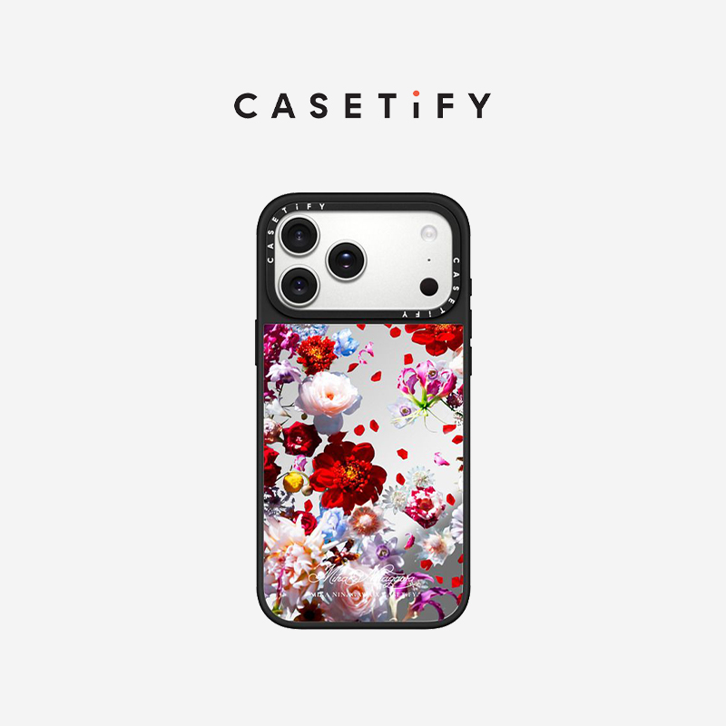 CASETiFY 蜷川实花 流光花园系列 珍珠白 适用于苹果iPhone17ProMax/17Pro/Air/16ProMax/16Pro手机壳